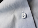 京東京造【可機洗】長(cháng)袖襯衫男商務(wù)正裝襯衫白襯衫外套秋裝 藍42 曬單實(shí)拍圖