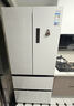 美的（Midea）真香系列M60雙系統508法式多門(mén)四門(mén)家用冰箱超薄平嵌雙循環(huán)大容量底部散熱BCD-508WUFPZM(E)星塵白 曬單實(shí)拍圖