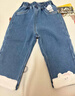 巴拉巴拉balaOne兒童長(cháng)褲女童寶寶直筒牛仔褲加絨保暖2025冬208425108008 曬單實(shí)拍圖