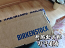 BIRKENSTOCK勃肯德國進(jìn)口男女款牛皮絨面革軟底Boston包頭拖鞋 灰色窄版560773 39 曬單實(shí)拍圖