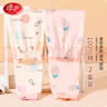 浪莎【7A抑菌+百棉】?jì)和镅?條裝女童睡褲大童秋冬毛褲學(xué)生保暖褲 曬單實(shí)拍圖