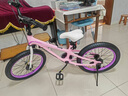 優(yōu)貝（RoyalBaby）兒童自行車(chē)5-9歲男女學(xué)生通勤鎂合金單車(chē)月亮系列 宇航員18寸粉色 曬單實(shí)拍圖