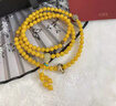 胖東來(lái)品質(zhì)入夢(mèng)天然雞油黃蜜蠟手串女本命年108顆琥珀佛珠玉手鏈 本命佛心咒龍 蛇 曬單實(shí)拍圖