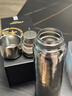 JRINKTEEA日本品牌內外純鈦大容量保溫杯全鈦男士燜泡茶杯水壺送禮品戶(hù)外 Yamamoto鈦本色600ML+杯套 曬單實(shí)拍圖