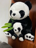 熊貓熊大熊貓毛絨玩具女孩熊貓玩偶娃娃公仔花花抱抱熊兒童畢業(yè)禮物男孩子布娃娃女生生日禮物女送女朋友同學(xué)陪睡覺(jué)抱枕仿真布偶小號創(chuàng  )意擺件30cm 曬單實(shí)拍圖