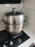 美廚（maxcook）蒸鍋全304不銹鋼36cm三層蒸鍋感溫復(fù)底湯鍋 燃氣電磁爐通用MCZ774 曬單實拍圖