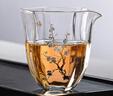 金鑲玉 玻璃公杯 高硼硅耐冷耐熱烤花公道杯家用分茶器功夫茶具配件 詠梅玻璃公杯 曬單實(shí)拍圖