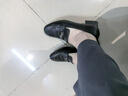 百麗通勤海鷗樂(lè )福鞋女25新真皮方頭氣質(zhì)單鞋B2593AQ5 黑色 37 曬單實(shí)拍圖