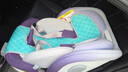 寶貝第一汽車(chē)兒童安全座椅靈犀Pro ISOFIX接口 0-4-7歲正反向安裝 鳶尾紫 曬單實(shí)拍圖
