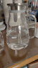 天喜（TIANXI）涼水壺高硼硅玻璃杯大容量冷水杯玻璃茶壺果汁杯2.2L學(xué)生禮物 曬單實(shí)拍圖