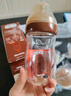 世喜新生兒防脹氣奶瓶0-6個(gè)月以上寶寶仿母乳奶嘴套裝(160ml+300ml) 曬單實(shí)拍圖