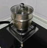BSITN 304不銹鋼奶鍋帶蒸籠18cm 熱煮牛奶鍋加厚電磁爐燃氣灶通用1532 曬單實(shí)拍圖