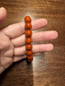 胖東來(lái)品質(zhì)天然南紅手串男女單圈素珠手鏈紅瑪瑙柿子紅手串送女友 南紅圓珠約10~11mm【19顆】 曬單實(shí)拍圖