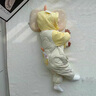 G.DUCKKIDS童裝嬰兒羽絨服冬季新生兒連體衣加絨加厚白鴨絨防風(fēng)保暖寶寶衣服 黃色gaqsoqa（羽絨服） 73 尺碼5-7個(gè)月(建議寶寶13-18斤) 曬單實(shí)拍圖