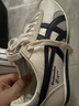 Onitsuka Tiger鬼塚虎RUNSPARK男女秋冬復古舒適運動(dòng)休閑鞋 米色/深藍色 36 曬單實(shí)拍圖