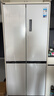 美的（Midea）508L十字對開四開門家用冰箱雙系統(tǒng)雙循環(huán)M60超薄零嵌入式底部散熱一級能效風(fēng)冷無霜 國家補(bǔ)貼20% BCD-508WUSPZM(E) 星塵白 曬單實拍圖