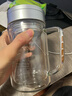 富光健牌雙層玻璃杯支持團購定制茶杯辦公杯帶把 大容量男女水杯子 曬單實(shí)拍圖