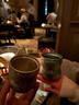 鈦水杯生日禮物花生杯純鈦隨行杯子送女生雙層鈦杯啤酒杯茶杯水杯 對杯花生禮盒 藍（晶花）+銀（晶花） 曬單實(shí)拍圖