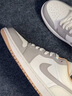 耐克（NIKE）官方男鞋 Air Jordan 1 Low AJ1米灰舒適百搭休閑鞋男子低幫板鞋 553558-169 44 曬單實(shí)拍圖