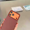 lort【順豐現貨】適用iphone17promax手機殼蘋果17pro保護套新款同款科技織物編織殼磁吸超薄防摔布藝 【藍色】蘋果同款 | 科技織物 iPhone 17 Pro Max 曬單實拍圖