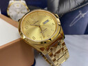 勞力士王子瑞士手表男士全自動(dòng)機械表商務(wù)防水夜光進(jìn)口金表新款十大品牌男表 R3228全金金面-享全國專(zhuān)柜終身質(zhì)保服務(wù) 原裝進(jìn)口 41mm 曬單實(shí)拍圖