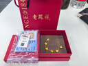老鳳祥四葉草黃金手鏈女足金五花轉運珠手飾情人節生日禮物女送女友老婆 【今/次日達】足金五花四葉草+925銀手鏈 曬單實(shí)拍圖