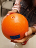 蒙拓嘉實(shí)心球2KG中考專(zhuān)用全國中小學(xué)生比賽訓練投擲防滑健身球2公斤 2kg 橙色 曬單實(shí)拍圖