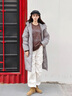 波司登25羽絨服女士冬季90絨加厚連帽寬松超長(cháng)款休閑百搭保暖外套 曬單實(shí)拍圖