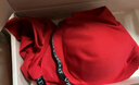維多利亞的秘密 田曦薇同款 雙尺碼果凍條小背心無鋼圈文胸內(nèi)褲內(nèi)衣套裝送禮禮物 唇紅色文胸+內(nèi)褲 XS /M 曬單實拍圖