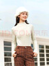 森馬（Semir）長(cháng)袖T恤女冬半高領(lǐng)發(fā)熱抑菌純色修身上衣顯瘦打底衫101724101005 曬單實(shí)拍圖
