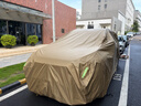 御山河汽車(chē)車(chē)衣車(chē)罩通用全罩防曬防雨隔熱真牛津布加厚防塵遮陽(yáng)四季車(chē)套 卡其色-【雙層加厚600D牛津布車(chē)衣】+收納袋 【納米升級款】防曬防雨防冰雹防雪霜*四季防護 曬單實(shí)拍圖