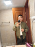 馬登工裝美式空中MA1飛行員夾克軍事風(fēng)短款外套復(fù)古棒球服男潮秋上衣 綠色 L 曬單實(shí)拍圖