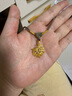 周生生足金樹葉型黃金吊墜女款項(xiàng)墜不含項(xiàng)鏈50461P計(jì)價3.15克 曬單實(shí)拍圖