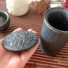 DEATKN德國搪瓷泡茶杯陶瓷茶水分離杯子男個(gè)人專(zhuān)用辦公室大容量帶過(guò)濾帶 木景黑陶辦公杯-黑 200mL(含)-400mL(含) 曬單實(shí)拍圖