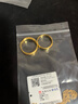 金至尊（3DG Jewellery） 黃金戒指情侶對戒相擁999足金婚戒結婚男女款活口生日禮物計價(jià) 女戒4.39克-R124003621 曬單實(shí)拍圖