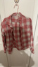 優(yōu)衣庫童裝男童女童法蘭絨格子襯衫長(cháng)袖襯衣薄外套上衣新款478132 12 桃紅色 140 曬單實(shí)拍圖