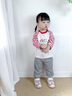 馬卡樂(lè )春季嬰幼兒童純棉T恤長(cháng)袖條紋撞色時(shí)尚百搭 白紅色路途速進(jìn) 90 曬單實(shí)拍圖