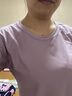 駱駝（CAMEL）彈力健身服女瑜伽運動訓練兩件套裝 Y8S1QL8628-1 杜若紫 L 曬單實拍圖