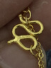 周大生黃金項(xiàng)鏈足金招財(cái)納福葫蘆項(xiàng)鏈送女友媽媽紀(jì)念日生日禮物 約6.7g 曬單實(shí)拍圖
