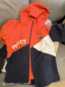 伯希和（Pelliot）戶(hù)外兒童沖鋒衣男女三合一硬殼防水春夏夾克服外套0127龍年紅140 曬單實(shí)拍圖