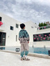 G.DUCKKIDS兒童裝男童春秋裝套裝春秋款2025新款男孩運動(dòng)酷帥氣大童衛衣秋季 綠色 160 cm 曬單實(shí)拍圖