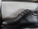 奧康（Aokang）休閑商務(wù)加絨保暖棉鞋簡(jiǎn)約舒適皮鞋103021037黑色42碼 曬單實(shí)拍圖