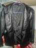 皮爾卡丹（pierre cardin）夾克男士春秋時(shí)尚百搭西裝領(lǐng)皮衣戶(hù)外商務(wù)休閑上衣 黑色 2XL 曬單實(shí)拍圖