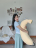 長(cháng)條香蕉抱枕女生玩偶睡覺(jué)抱公仔玩偶毛絨玩具娃娃女孩床上抱著(zhù)睡 粉色【豆豆絨面料 柔順舒適】 含枕芯 50厘米【有拉鏈】 曬單實(shí)拍圖