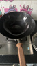 康巴赫鈦香鐵鍋無(wú)涂層防銹炒鍋不粘鍋32cm家用平底炒菜鍋電磁爐燃氣通用 曬單實(shí)拍圖