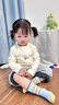 貝比嬰兒襪子春秋季純棉a類(lèi)兒童娃子無(wú)骨秋冬款新生兒不勒腿寶寶襪子 快樂(lè )小狗 春秋款【禮盒裝】 4雙 2-3歲 適合腳長(cháng)14-16cm（鞋碼21-24） 曬單實(shí)拍圖