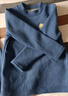 真維斯男童保暖內衣兒童加絨打底衫冬季學(xué)生校服神器青少年中大童冬裝 海軍藍 J08x 110 曬單實(shí)拍圖