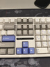 狼蛛（AULA）F108pro客制化機械鍵盤(pán)有線(xiàn)/藍牙/2.4G無(wú)線(xiàn)三模連接全配列Gasket結構RGB燈效游戲辦公鍵盤(pán)家用設備 F108暮山紫-焦糖拿鐵軸 曬單實(shí)拍圖