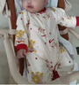 班杰威爾嬰兒衣服純棉寶寶連體衣無(wú)骨哈衣爬服睡衣(元寶蛇+哄財(cái)神)66cm 曬單實(shí)拍圖