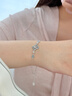中國黃金四葉草手鏈女生2025新款精致高級感生日禮物送女友老婆實(shí)用輕奢 青花瓷四葉草手鏈 曬單實(shí)拍圖